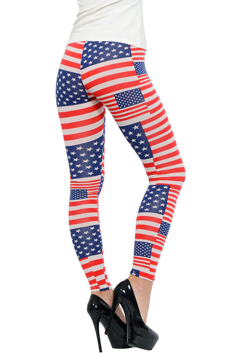 Фото товара 6243, легинсы флаг америки
