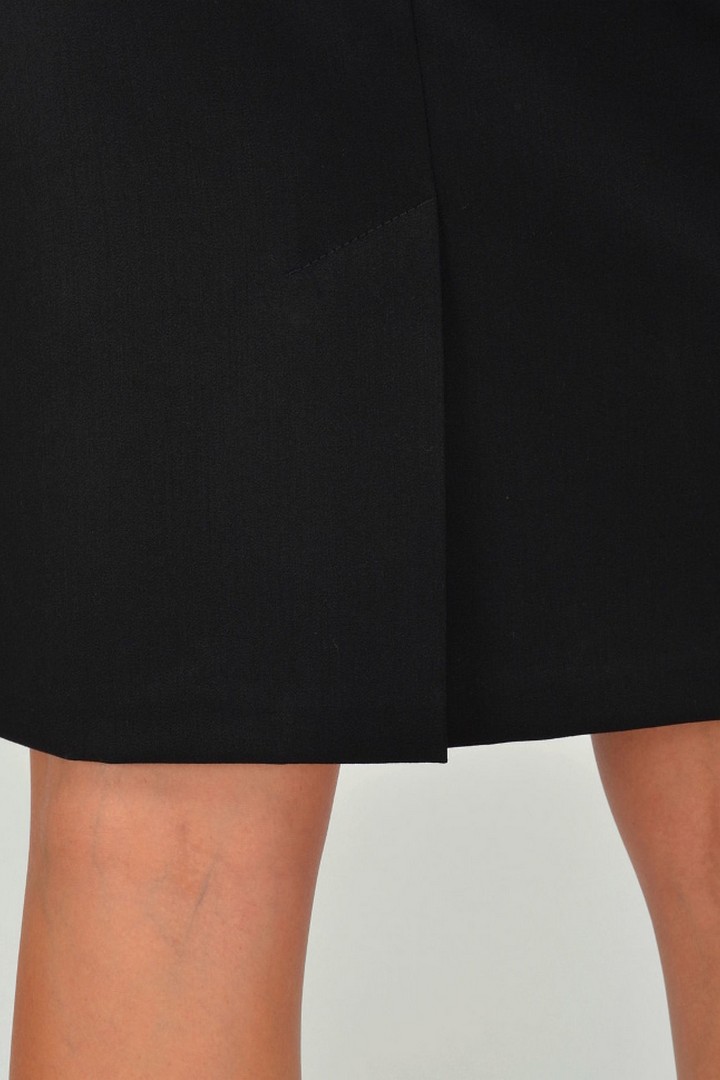 Фото товара 19794, черная прямая юбка 